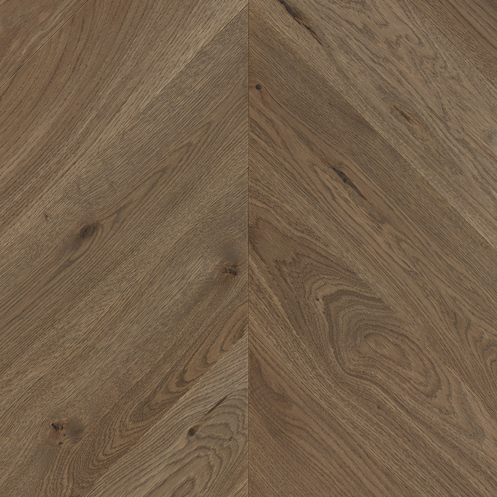 Hrast Chevron Rhone Natural Grey — četkan, mat lak