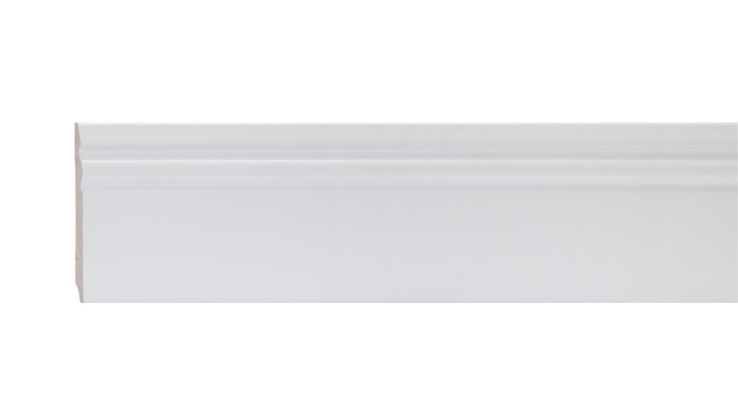 MDF bela dekorativna lajsna
